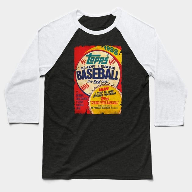 VINTAGE BASEBALL - TOPPS CARDS RETRO 1988 Baseball T-Shirt by kedaiadon